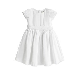 NWOT Hope & Henry Organic Tulip Sleeve Party Dress Girls size 8 (white)
